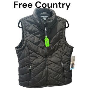 Free Country FreeCycle Lightweight Warmth Synthetic Fill Quilted Vest NWT New